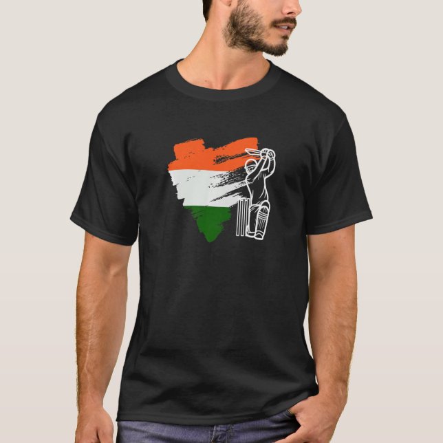 T-shirt India cricket   (Devant)
