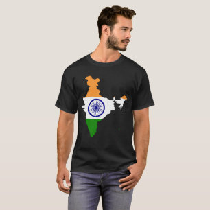 T-shirt INDIA Spécial Personnalisable Black Tourist