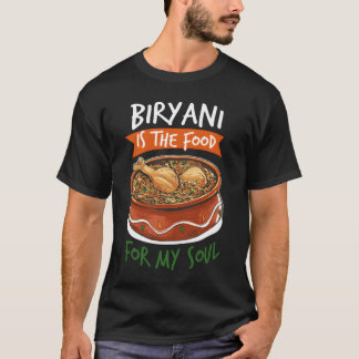 T-shirt Indian Food Foodie Biryani Lover Pakistani retro