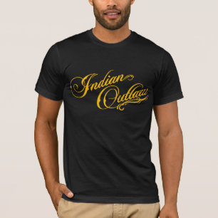 T-SHIRT « INDIAN OUTLAW LOGO TEXTE SHIRT "