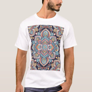 T-shirt Indian Paisley : Motif ethnique mandala