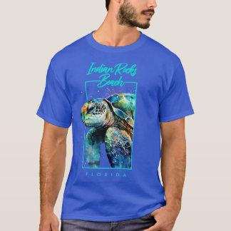 T-shirt Indian Rocks Beach Floride Aquarelle Tortue P