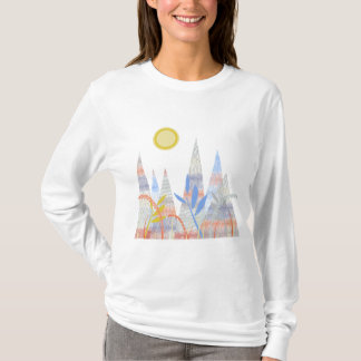 T-shirt « Indian sonneries Mountains » Langarmshirt