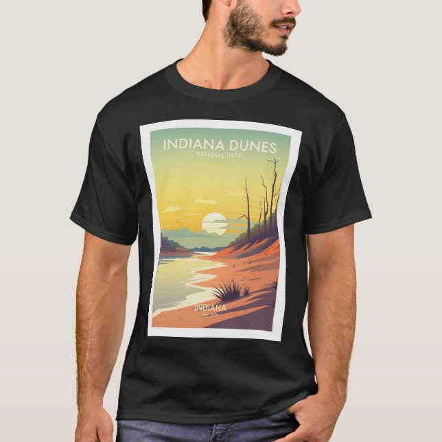 T-SHIRT INDIANA DUNES NATIONAL PARK 5 (Devant)