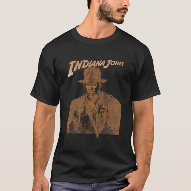 T-shirt Indiana Jones Raiders De Lost Ark Tonal Movie (Devant)