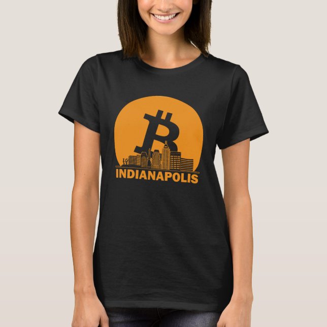 T-shirt Indianapolis Bitcoin Maximalist Bitcoin Indianapol (Devant)
