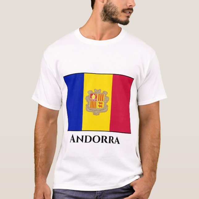 T-shirt Indicateur Andorre (Devant)