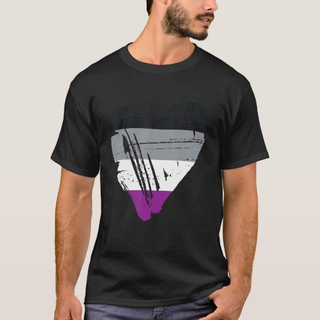 T-shirt Indicateur cardiaque de la fierté sexuelle 1 (Devant)