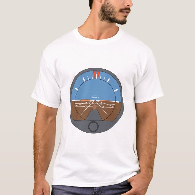 T-shirt Indicateur d'altitude Instrument de vol de l'aéron (Devant)