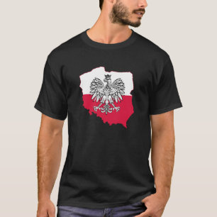 T-shirt Indicateur de carte polonais