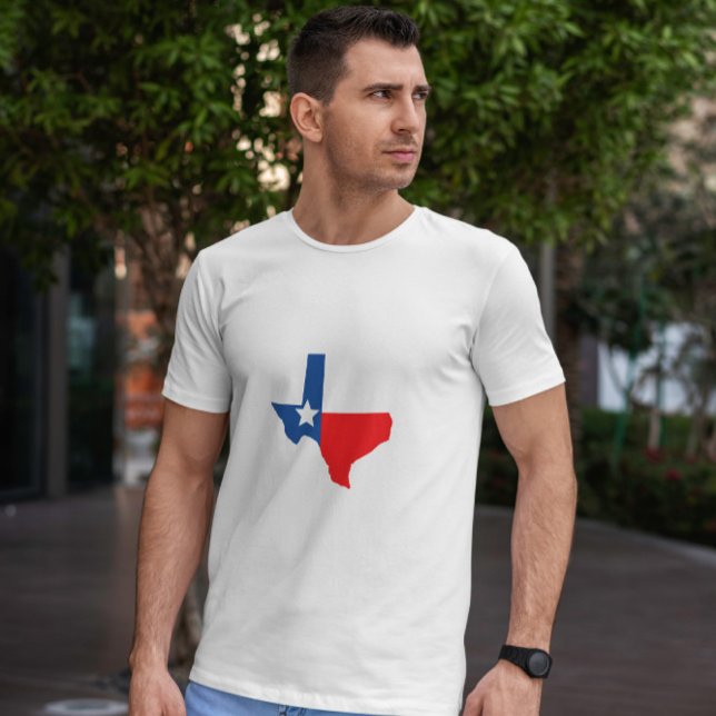 T-shirt Indicateur de carte Texas (Créateur téléchargé)