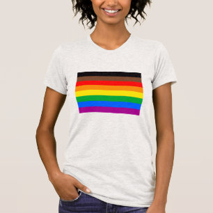 T-shirt Indicateur de fierté LGBTQ (8 bandes)