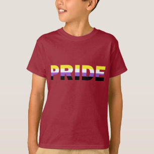 T-shirt Indicateur de fierté non binaire