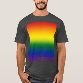T-shirt Indicateur de la fierté arc-en-ciel