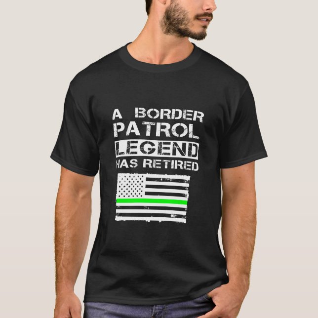 T-shirt Indicateur de la ligne verte mince du cadeau de re (Devant)
