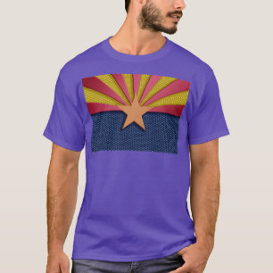 T-shirt Indicateur de l'Arizona look métallique