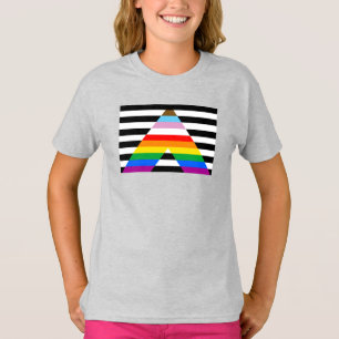 T-shirt Indicateur de progrès de l'ally Pride LGBTQ