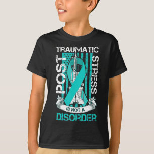 T-shirt Indicateur De Stress Traumatique turquoise Post-Ru