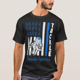 T-shirt Indicateur de suivi Usa Diabétique Bleu Diabète Ty