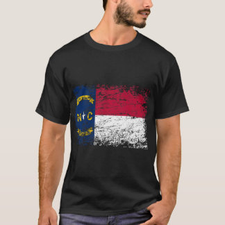 T-shirt Indicateur d'enseigne de Caroline du Nord look uti