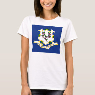 T-shirt Indicateur d'état Connecticut