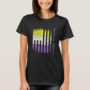 T-shirt Indicateur non binaire Enby Genderqueer Non binair