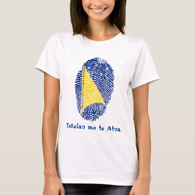 T-shirt Indicateur Tokelau "Tokelau mo te Atua" (Devant)