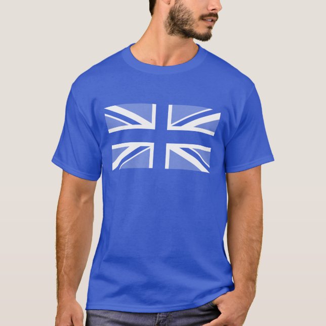 T-shirt Indicateur Union Jack couleur modifiable (Devant)
