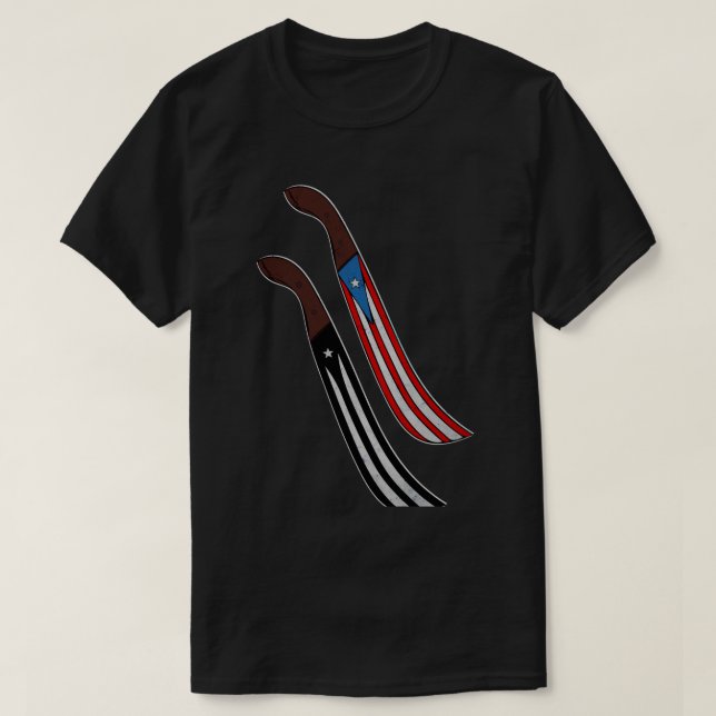 T-shirt Indicateurs Porto Rico Machete  (Design devant)