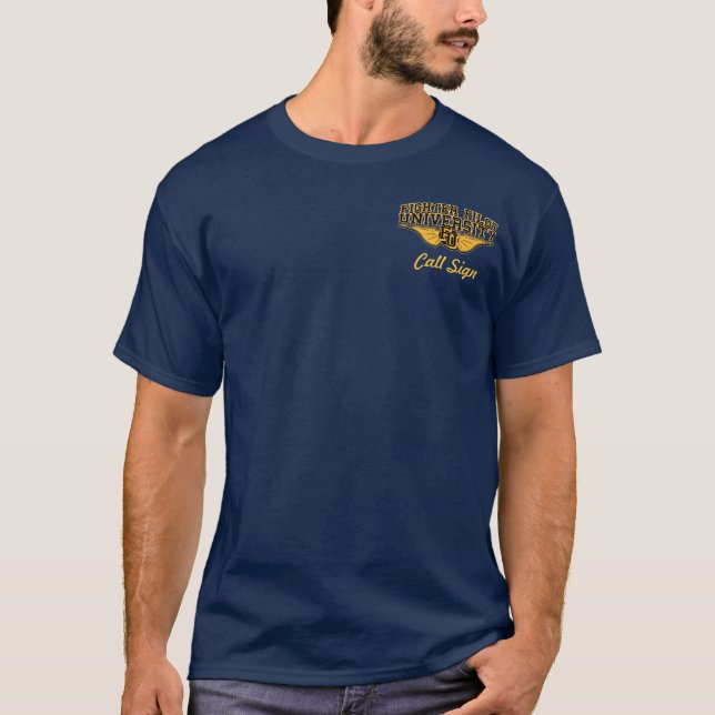 T-shirt Indicatif d'appel et confiance (Devant)