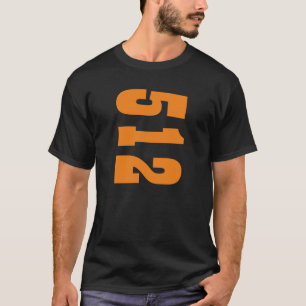 T-shirt Indicatif régional 512 (Austin, TX)