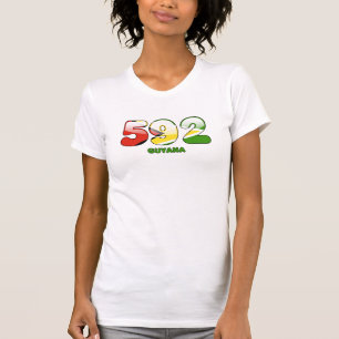 T-shirt Indicatif régional 592 pour la Guyane