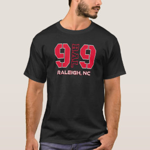 T-shirt Indicatif régional 919 Raleigh Caroline du Nord NC