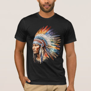 T-shirt indien américain