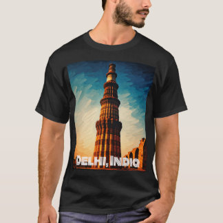 T-shirt indien coloré