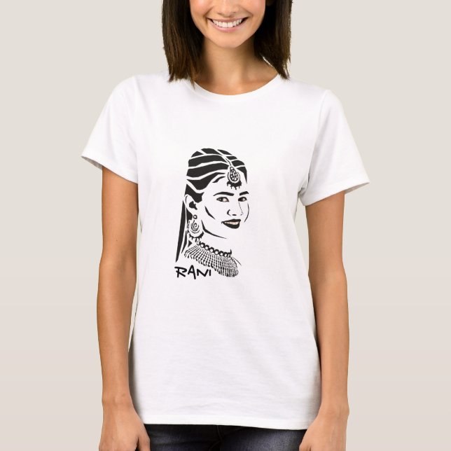 T-shirt indien cool (Devant)
