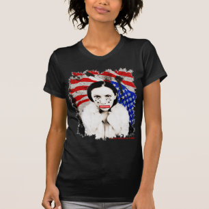 T-SHIRT INDIEN D'AMERIQUE JAUNE DE FEMME DE TONNERRE