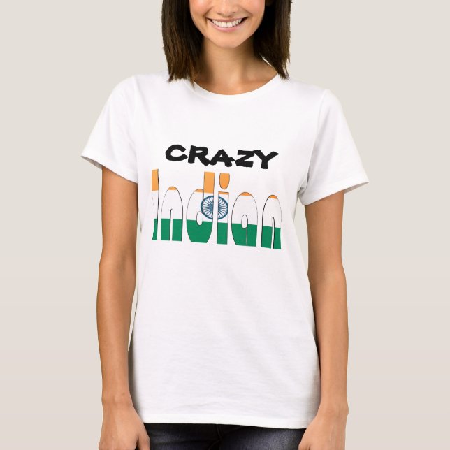 T-shirt Indien fol (Devant)