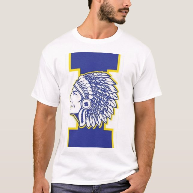 T-shirt indien irondequoit (Devant)