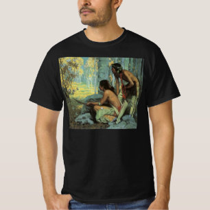 T-shirt Indiens d'autrefois, Les chasseurs de dindon de Ta