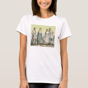 T-shirt Indiens de Michoacan dans le costume traditionnel,