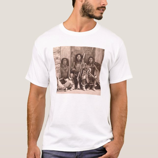 T-shirt Indiens de Spokane, 1861 (photo de b/w) (Devant)