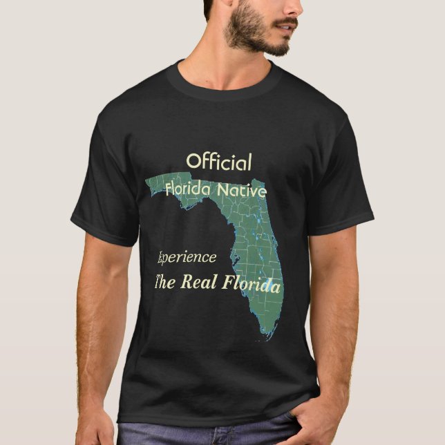 T-shirt Indigène officiel de la Floride (Devant)