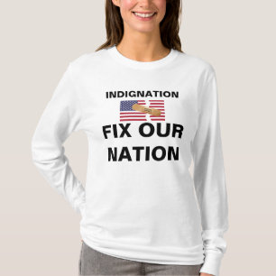 T-SHIRT INDIGNATION FIXE NOTRE NATION