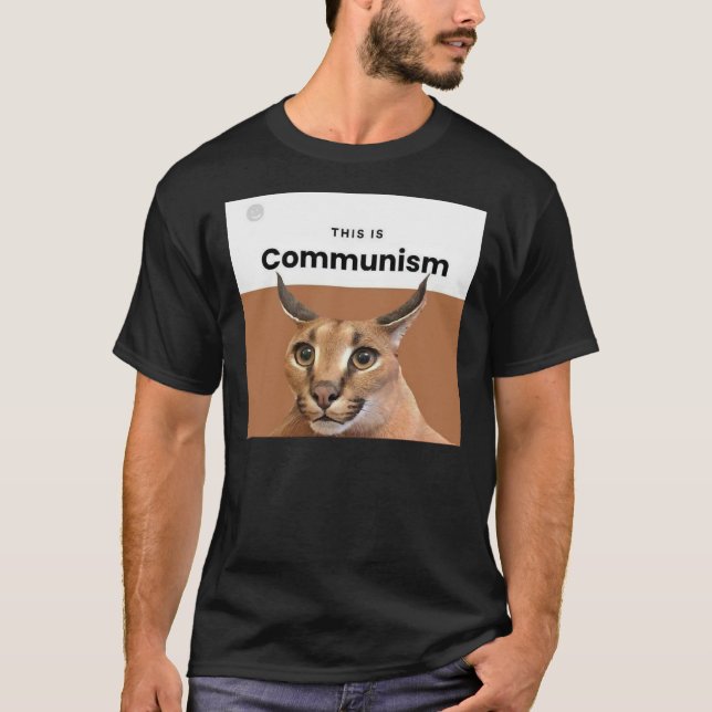 T-shirt indispensable à Floppa du communisme (Devant)