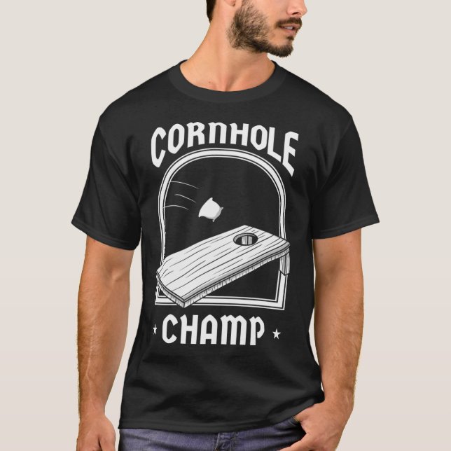 T-shirt indispensable Champ de Cornhole (Devant)