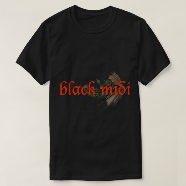 T-shirt indispensable MIDI NOIR (Design devant)