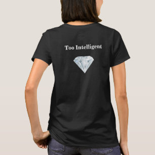 T-shirt Individu ciblé par un diamant moderne
