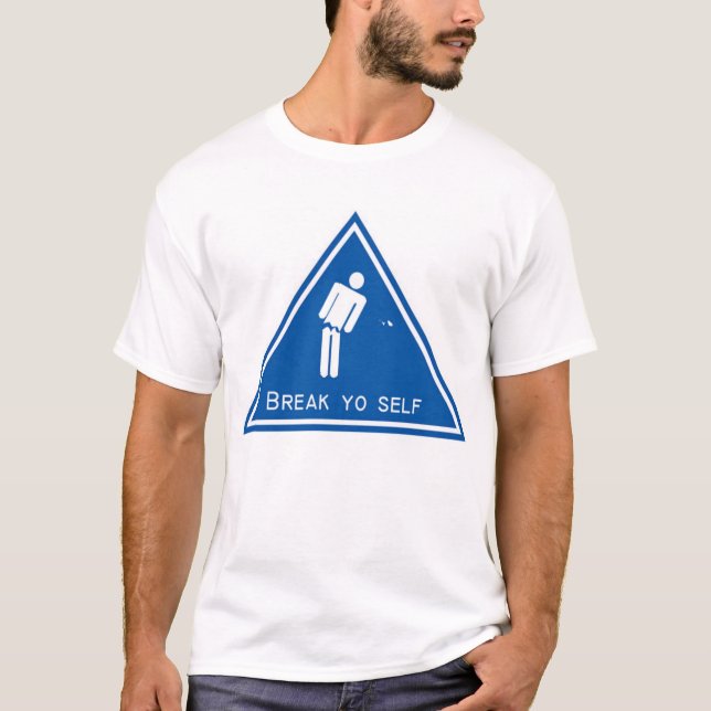T-shirt Individu de Yo de coupure (Devant)
