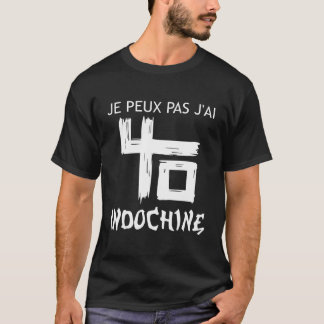 T-shirt Indochine Central Tour 2022 Tee Central Tour Indoc